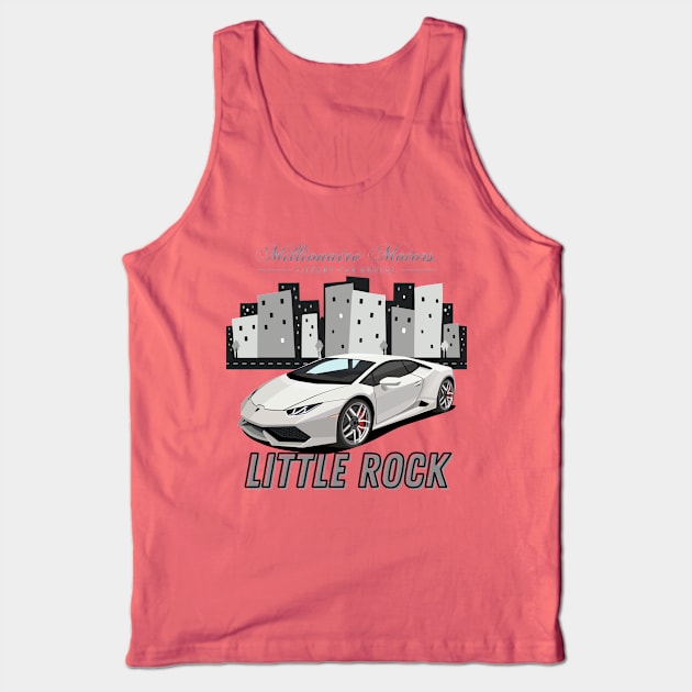 MILLIONAIRE MOTORS LITTLE ROCK GRAY LAMBO Tank Top by Truth or Rare